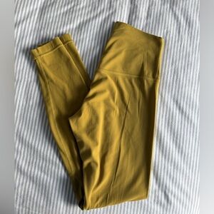 Lululemon Athletica Mustard Leggings